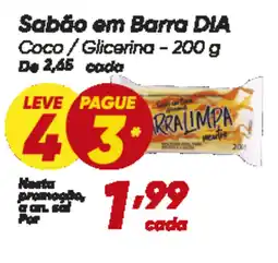 Dia Sabão em Barra DIA oferta