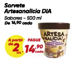 Dia Sorvete Artesanalicia DIA Sabores oferta