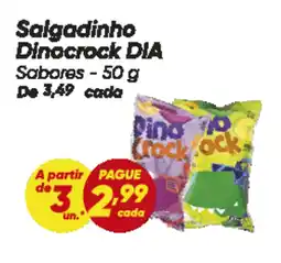 Dia Salgadinho Dinocrock DIA Sabores oferta