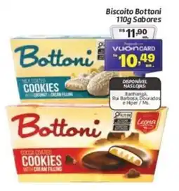 Comper Biscoito Bottoni Sabores oferta