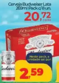 Lopes Supermercados Cerveja Budweiser Lata oferta