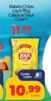 Lopes Supermercados Batata Chips Lay's oferta