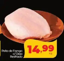 Lopes Supermercados Peito de Frango c/Osso Resfriado oferta