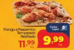 Lopes Supermercados Frango a Passarinho Temperado Resfriado oferta