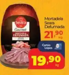 Lopes Supermercados Mortadela Seara Defumada oferta