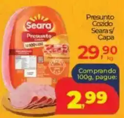 Lopes Supermercados Presunto Cozido Seara s/ Capa oferta