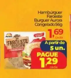 Lopes Supermercados Hambúrguer Faroeste Burguer Aurora Congelado oferta