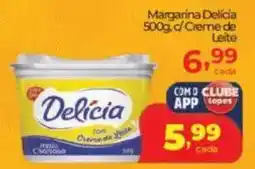 Lopes Supermercados Margarina Delicia , oferta