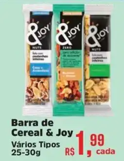Supermercados Mateus Barra de Cereal & Joy oferta