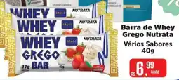 Supermercados Mateus Barra de Whey Grego Nutrata oferta