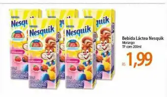 Bebida Láctea Nesquik Morango