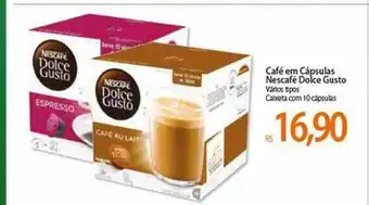 Atacadão Café Em Cápsulas Nescafé Dolce Gusto Varios Tipos oferta