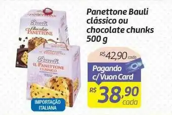 Panettone Bauli Classico Ou Chocolate Chunks