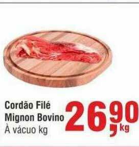 Higa Atacado Cordão Filé Mignon Bovino A Vacuo Kg oferta