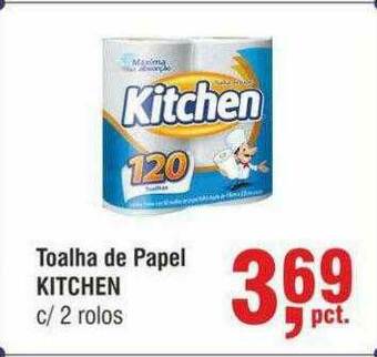 Higa Atacado Toalha De Papel Kitchen C 2 Rolos oferta