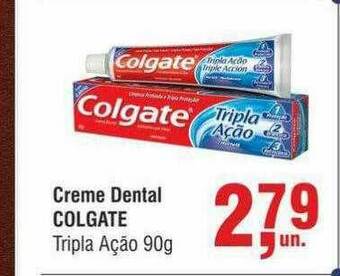 Higa Atacado Creme Dental Colgate Tripla Ação oferta