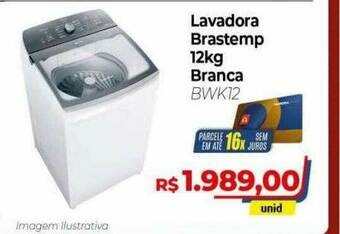 Hiper Moreira Lavadora Brastemp 12kg Branca oferta
