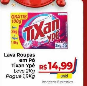 Lava Roupas Em Pó Tixan Ypê