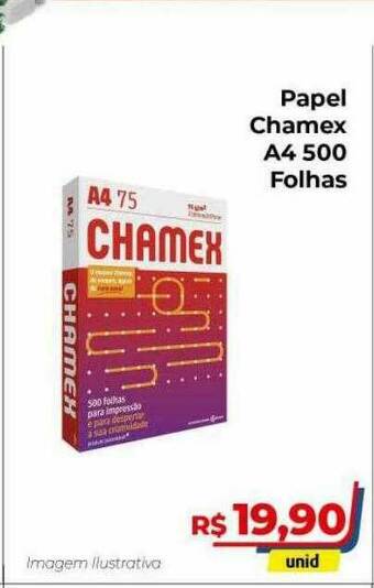 Hiper Moreira Papel Chamex A4 500 Folhas oferta