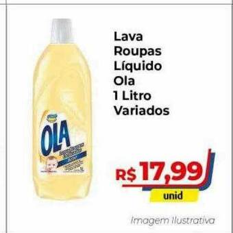 Hiper Moreira Lava Roupas Liquido Ola oferta
