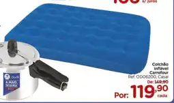Carrefour Colchão inflável Carrefour oferta