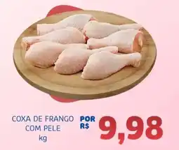 Bergamais Supermercados Coxa de frango com pele oferta