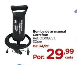 Carrefour Bomba de ar manual Carrefour oferta