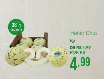 Oba Hortifruti Melão Dino 38% Desconto oferta