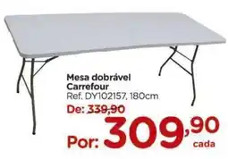 Carrefour Mesa dobrável Carrefour oferta