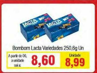 Spani Atacadista Bombom Lacta Variedades oferta