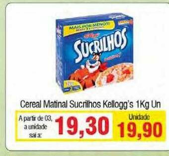 Cereal Matinal Sucrilhos Kellogg's