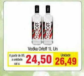 Spani Atacadista Vodka Orloff oferta