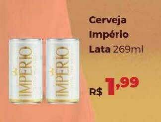 Villarreal Supermercados Cerveja Império oferta