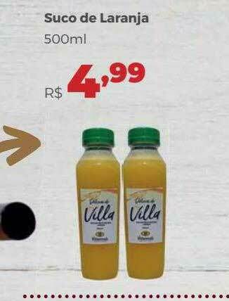 Villarreal Supermercados Suco De Laranja oferta