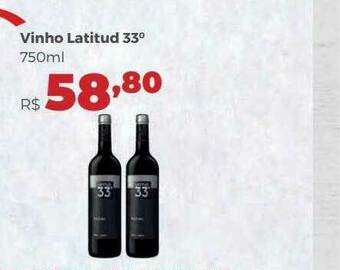 Villarreal Supermercados Vinho Latitud 33° oferta
