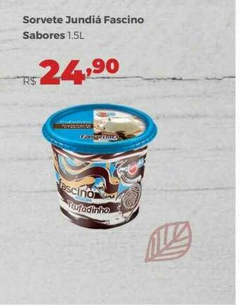 Villarreal Supermercados Sorvete Jundiá Fascino Sabores oferta
