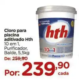 Carrefour Cloro para piscina aditivado Hth oferta