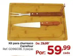Carrefour Kit para churrasco Carrefour oferta