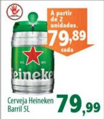 Econômico Atacadão Cerveja Heineken Barril oferta
