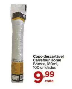 Carrefour Copo descartável Carrefour Home oferta