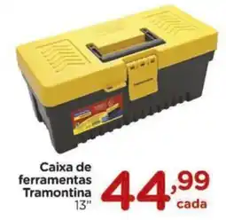 Carrefour Caixa de ferramentas Tramontina 13" oferta