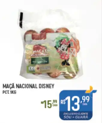 Supermercado Guará Maça nacional disney pct oferta