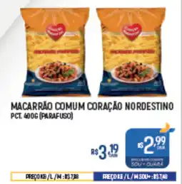 Macarrão comum coração nordestino pct.