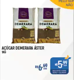 Açúcar demerara áster
