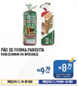 Supermercado Guará Pão de forma panevita oferta