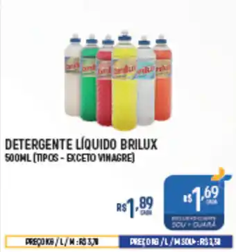 Supermercado Guará Detergente líquido brilux oferta