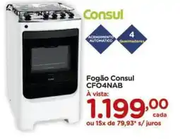 Carrefour Fogão Consul CFO4NAB oferta