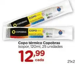 Copo térmico Copobras Isopor,