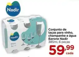 Carrefour Conjunto de taças para vinho, champanhe e água Barone Nadir oferta