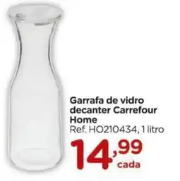 Carrefour Garrafa de vidro decanter Carrefour Home oferta